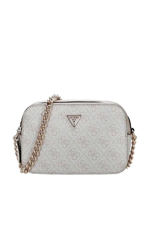 GUESS Noelle 4G logolu mini çapraz çanta HWBG9672140 - kemik