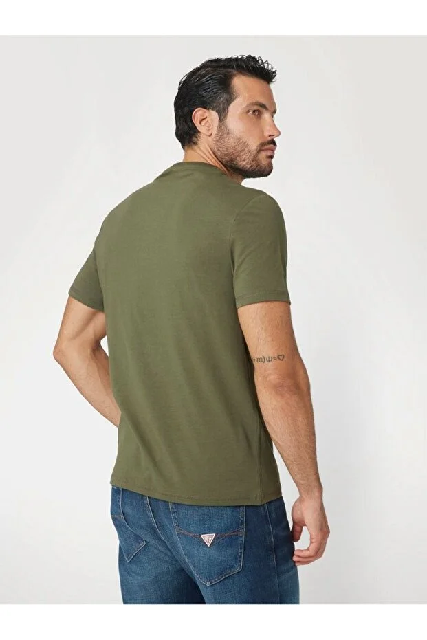 GUESS Üçgen Logolu T-Shirt M4BI35J1314 - YEŞİL