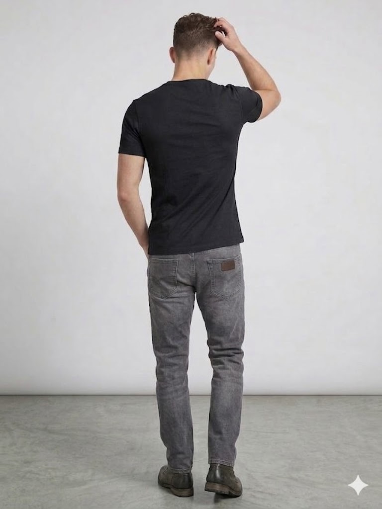 GUESS Erkek Casual Slim Fit Kısa Kollu Tişört Z4RI09JR06K - Siyah