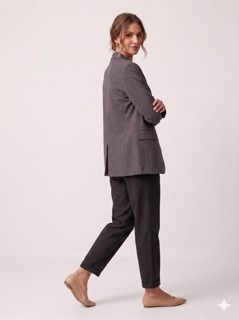 MODAİLGİ Beli Lastikli Pantolon 40144 - Siyah