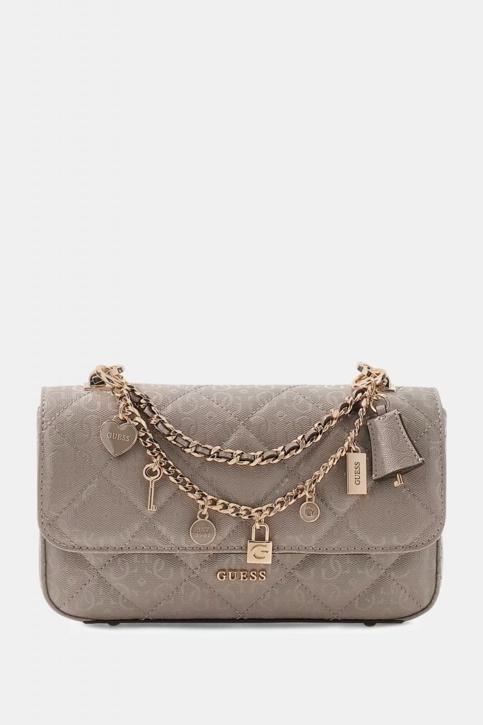GUESS Libby Crossbody Çanta HWGG9912200 - VİZON