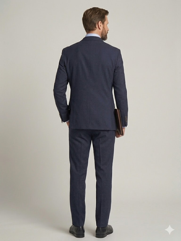 ADİMO Erkek Kruvaze Slim Fit Takım Elbise 1672K190