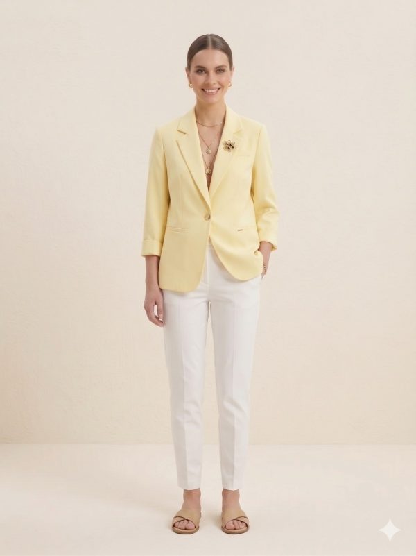 BABİLON SASİN Aksesuar Detaylı Blazer Ceket 7701