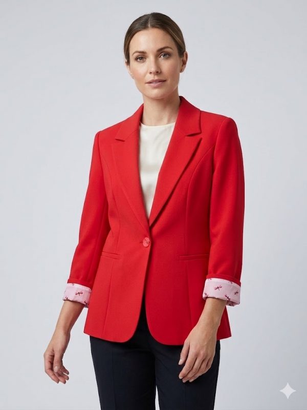 DOSSO DOSSİ Kolları Katlamalı Blazer Ceket  7143