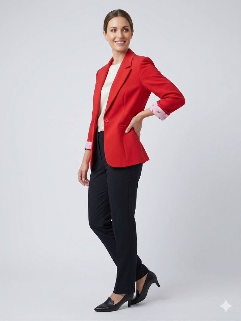 DOSSO DOSSİ Kolları Katlamalı Blazer Ceket  7143