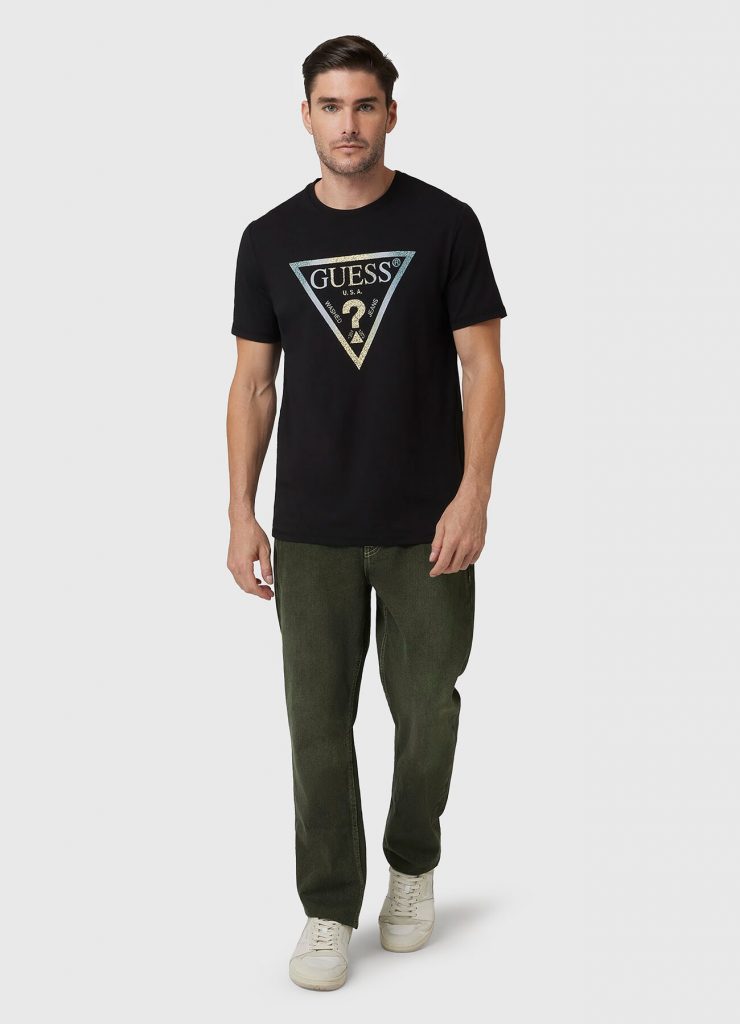 GUESS Üçgen Logolu T-Shirt M4BI35J1314