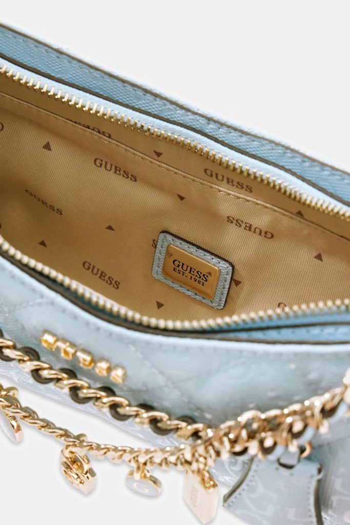 GUESS Libby Omuz Çantası HWGG9912180 - MAVİ