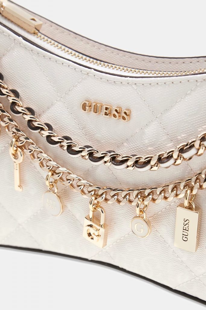 GUESS Libby Omuz Çantası HWGG9912180 - VİZON