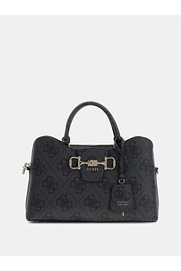 GUESS Janie Logo Kadın El Çantası HWOS9924060 - ANTRASİT