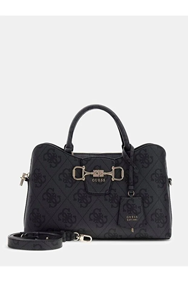 GUESS Janie Logo Kadın El Çantası HWOS9924060 - ANTRASİT