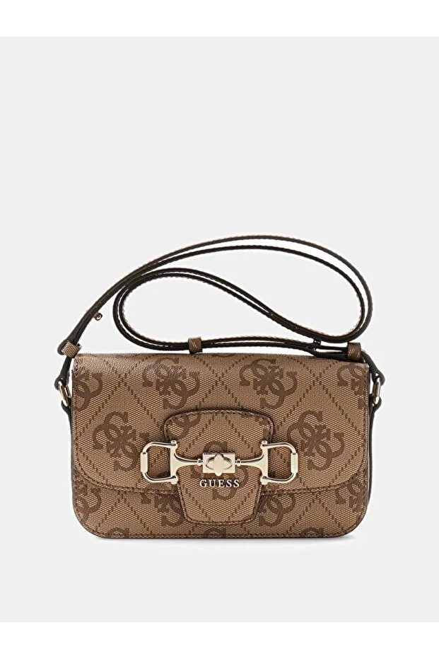 GUESS Janie Logo Kadın El Çantası HWOS9924210 - Latte