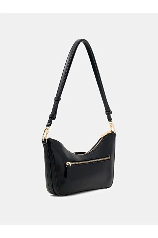 GUESS Janie Logolu Omuz Çantası HWVG9910180 - Siyah