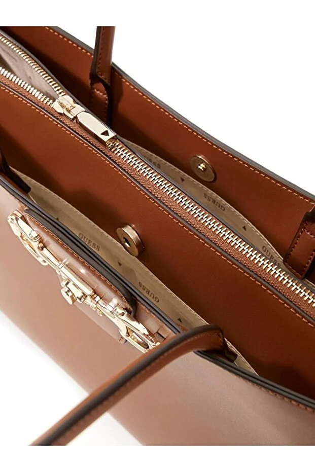 GUESS Janie Kadın Omuz Çantası HWVG9910230 - konyak