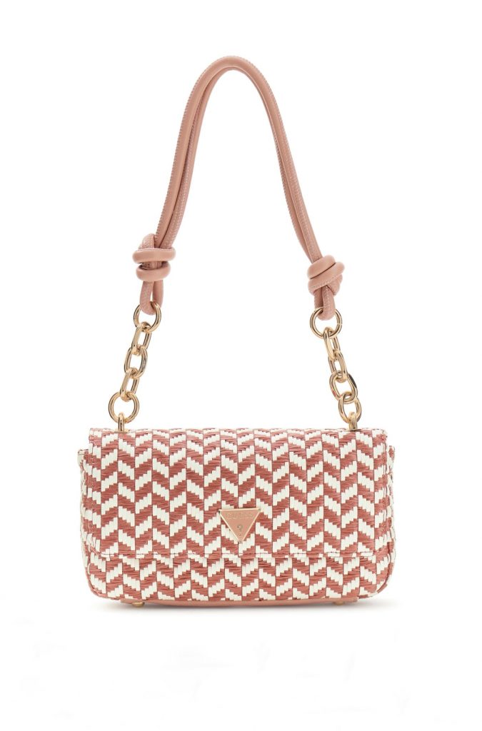 GUESS  Tessi Kapaklı Kadın Omuz Çantası HWWG7691190 - pembe