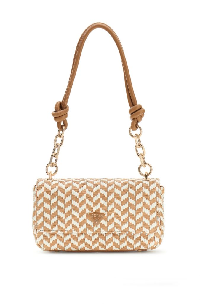 GUESS  Tessi Kapaklı Kadın Omuz Çantası HWWG7691190 - konyak
