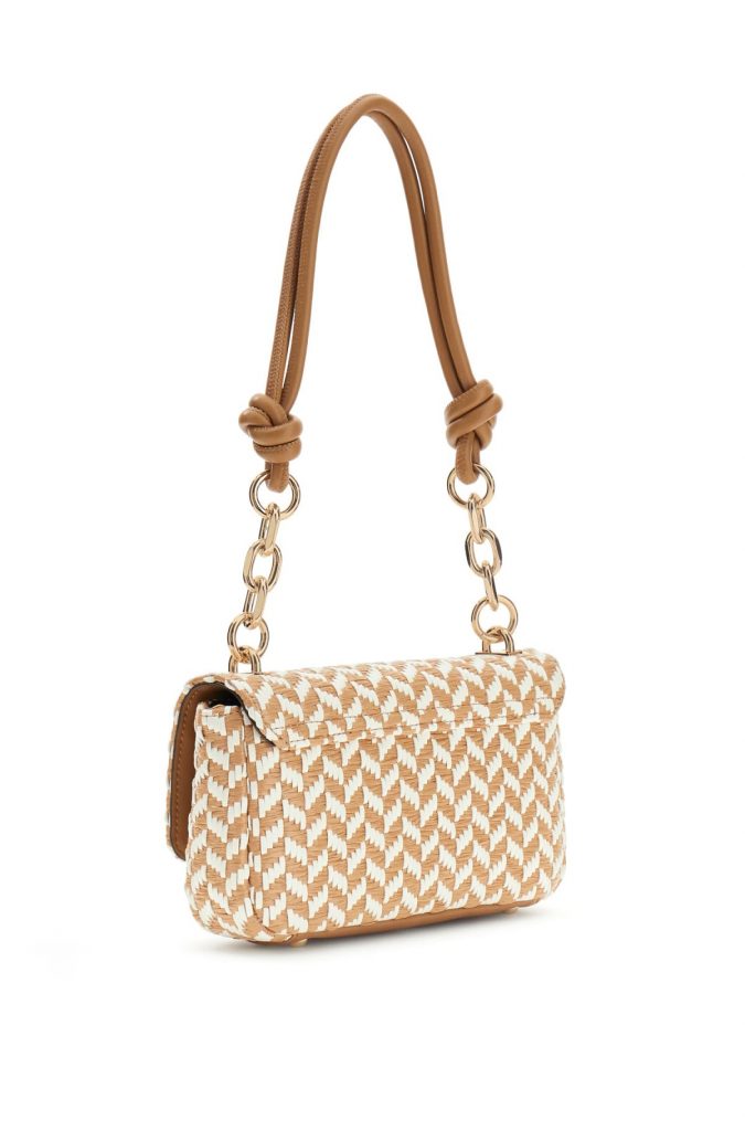 GUESS  Tessi Kapaklı Kadın Omuz Çantası HWWG7691190 - konyak