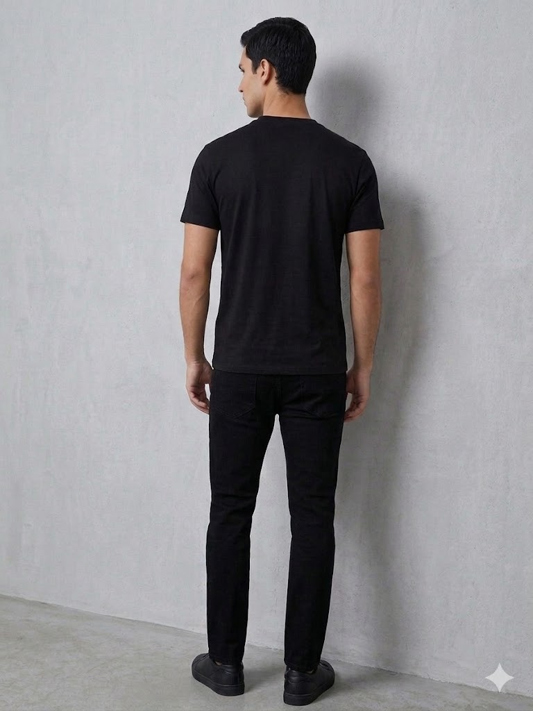 GUESS Erkek Modern Kesim Bisiklet Yaka T-Shirt M6GI37K3318