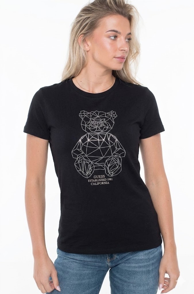 GUESS  Active Romy T-shirt  V6GI12K3325 - Siyah