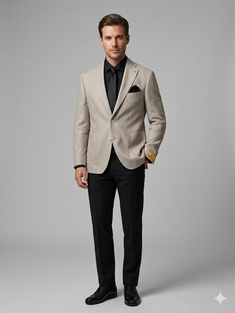HAVAN Erkek Slim Fit Günlük ve Klasik Blazer 2V26F0054