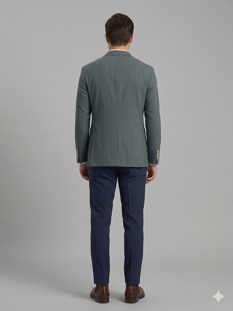 HAVAN Erkek Ekose Slim Fit Blazer Ceket 2V26F0056