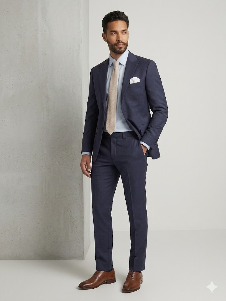 HAVAN Erkek Zarif Kesim Slim Fit Takım Elbise 6501