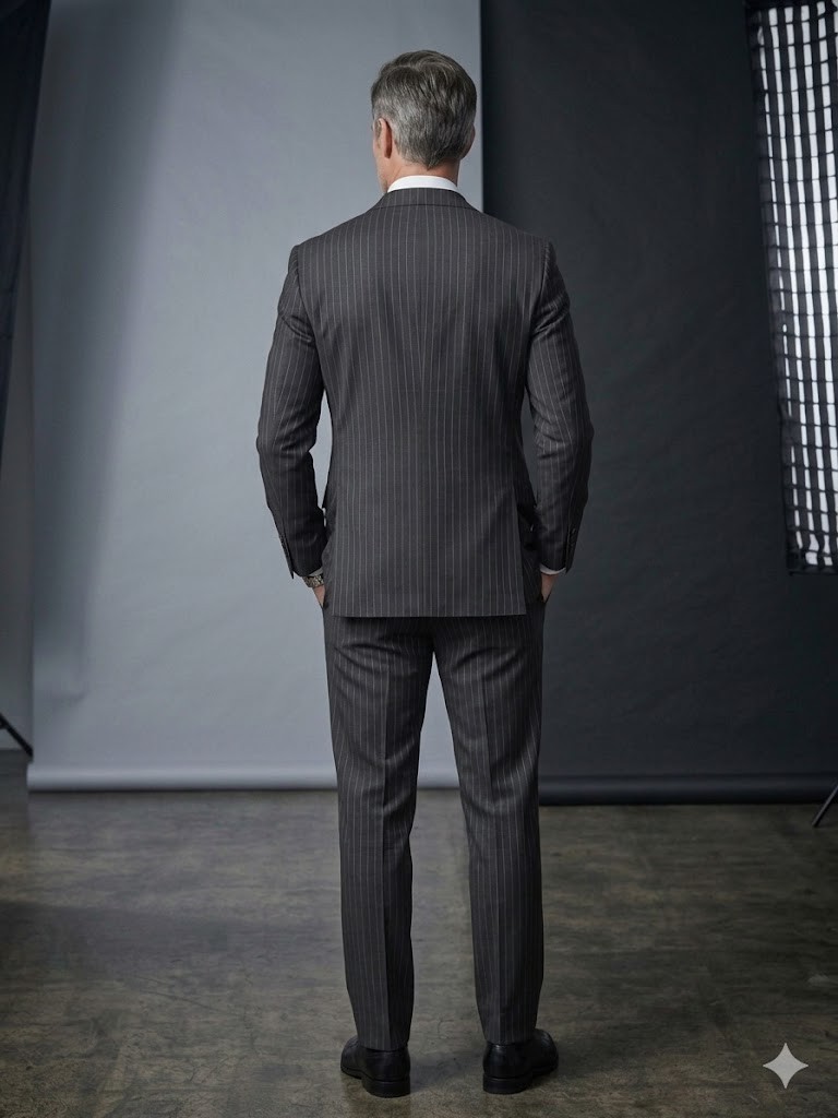 HAVAN Erkek Slim Fit Çizgili Takım Elbise 6004