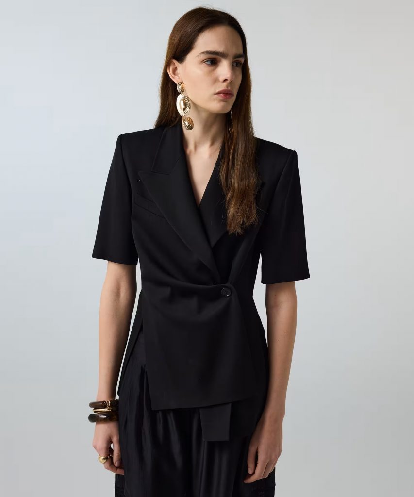 İPEKYOL Vatkalı Asimetrik Blazer Ceket IS1260005099