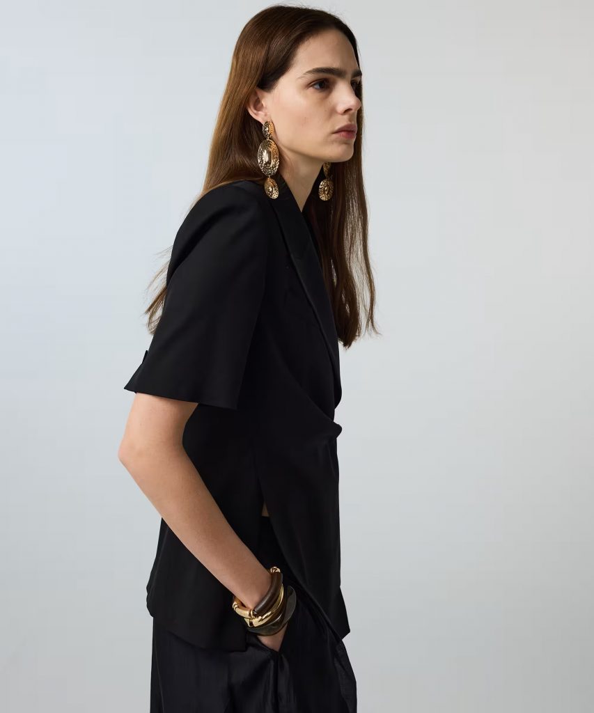 İPEKYOL Vatkalı Asimetrik Blazer Ceket IS1260005099