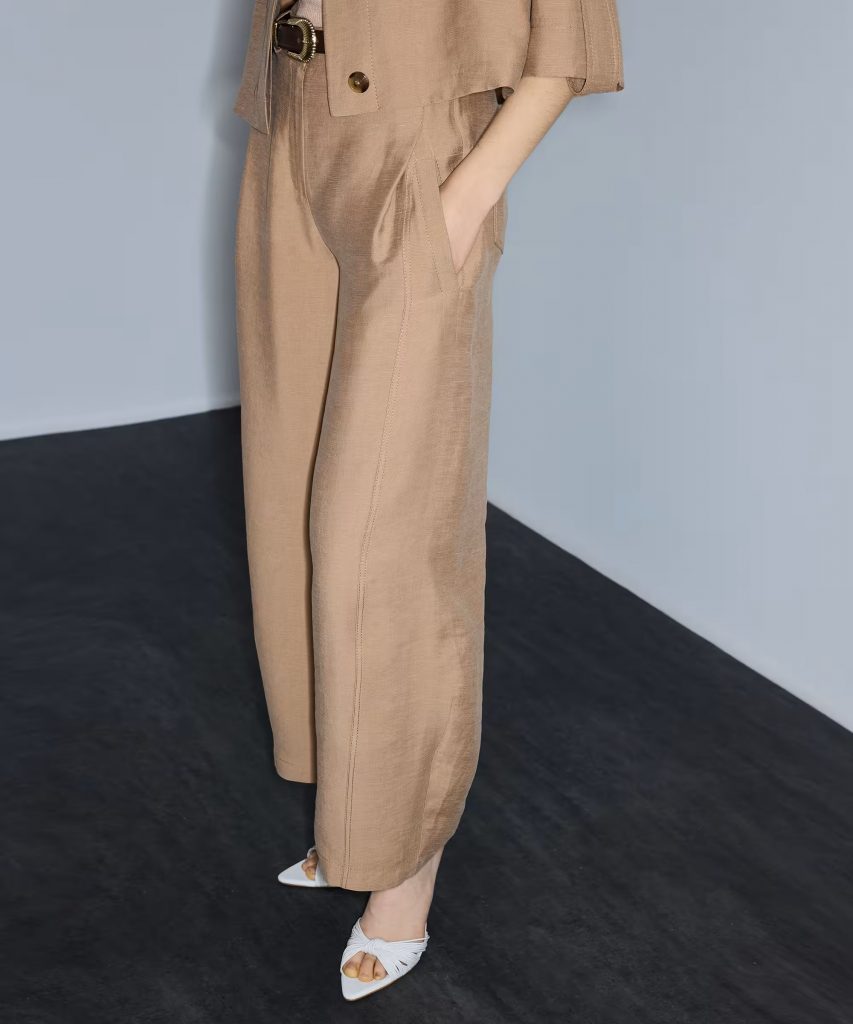 İPEKYOL Kemerli Barrel Fit Pantolon IS1260003229