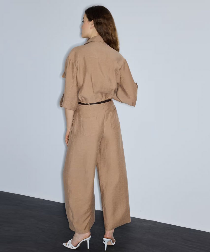 İPEKYOL Kemerli Barrel Fit Pantolon IS1260003229
