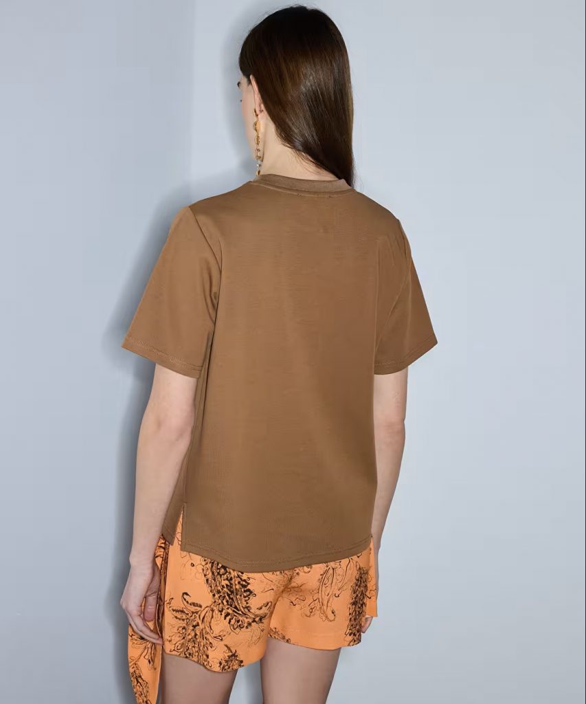 İPEKYOL Nakış Aplikeli Püsküllü T-Shirt IS1260070113