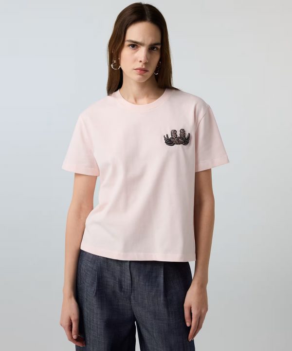 İPEKYOL Aplikeli T-Shirt IS1260070167