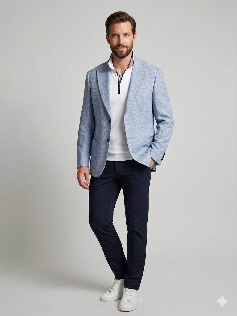 KİP Slim Fit Keten Görünümlü Blazer Ceket  10233