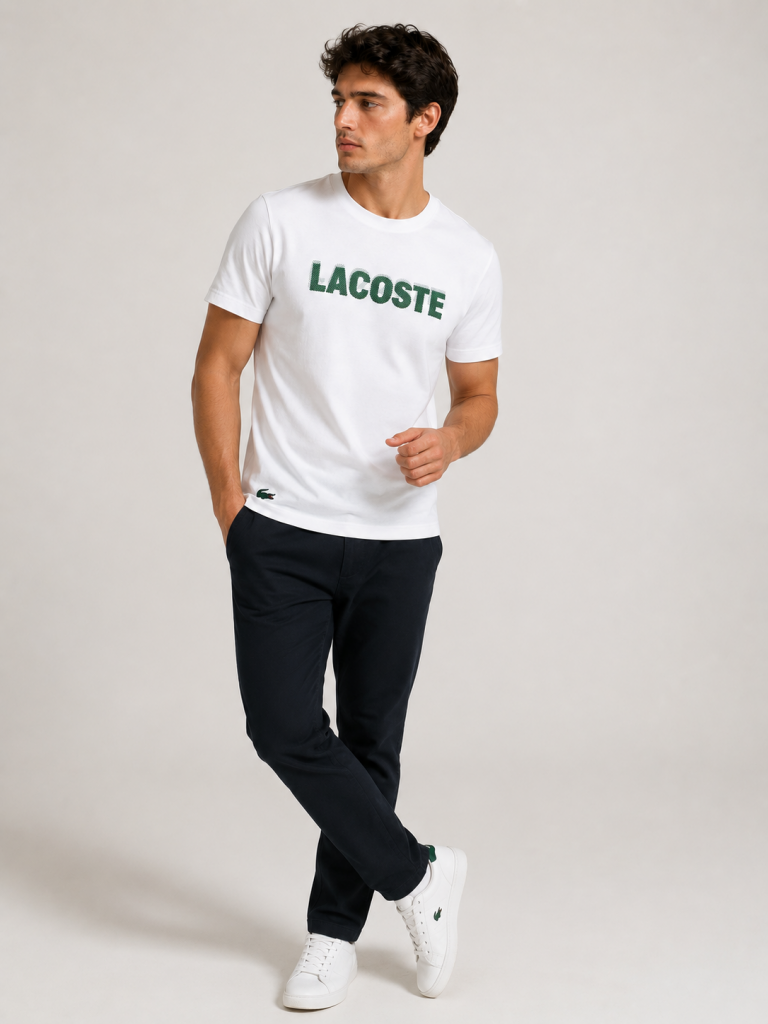 LACOSTE Erkek Baskılı T-shirt 0217737