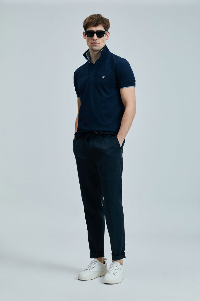 LUFİAN Laon Smart Erkek Polo T-Shirt 111040206 - Lacivert