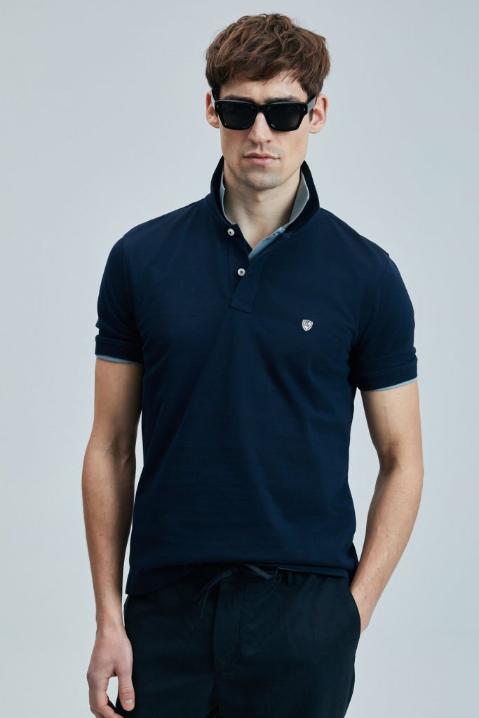 LUFİAN Laon Smart Erkek Polo T-Shirt 111040206 - Lacivert