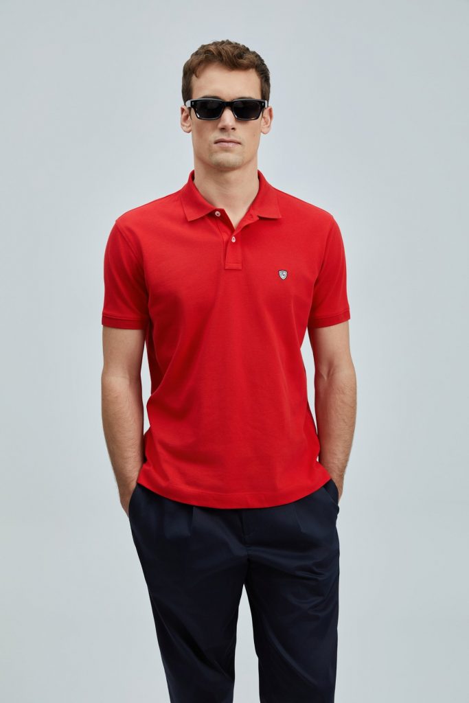 LUFİAN Laon Smart Erkek Polo T-Shirt 111040206 - KIRMIZI