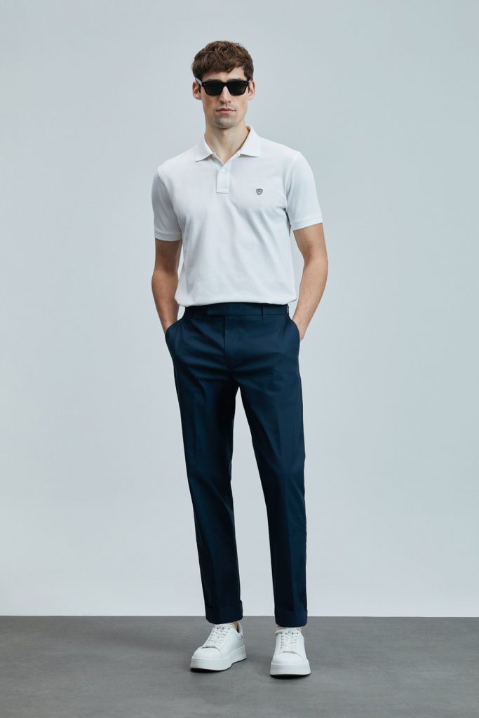 LUFİAN Laon Smart Erkek Polo T-Shirt 111040206 - Beyaz