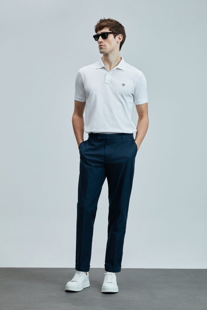 LUFİAN Laon Smart Erkek Polo T-Shirt 111040206 - Beyaz
