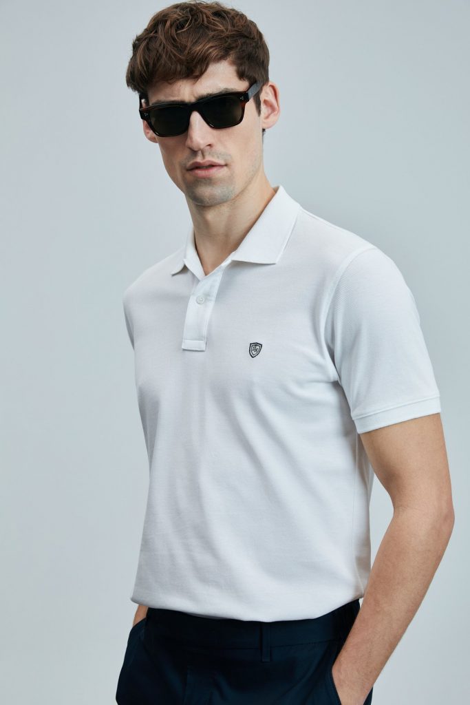 LUFİAN Laon Smart Erkek Polo T-Shirt 111040206 - Beyaz