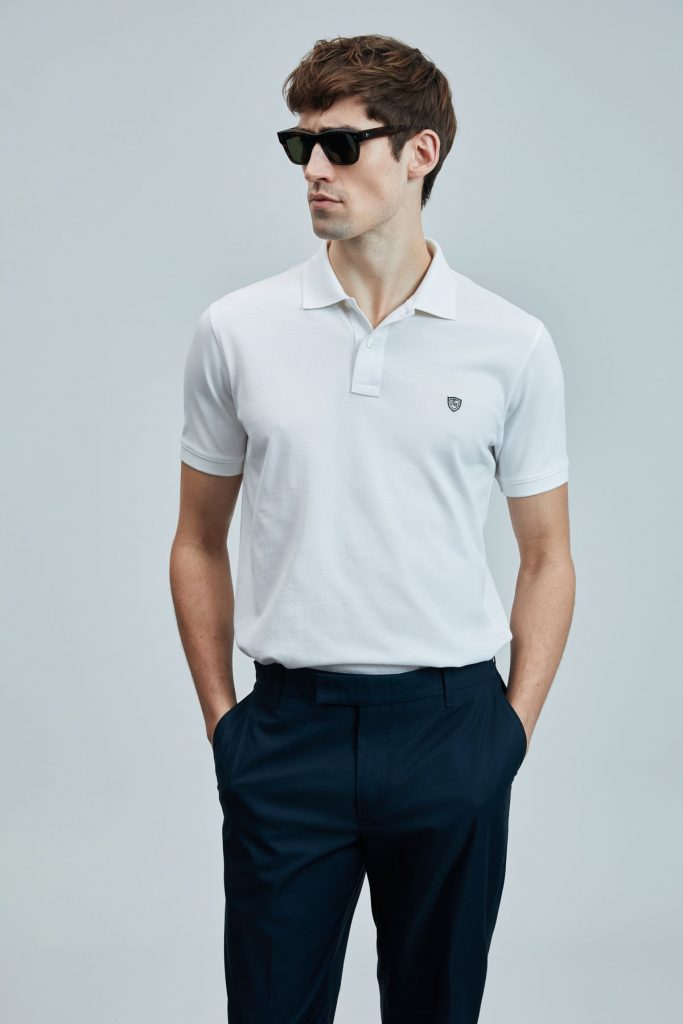 LUFİAN Laon Smart Erkek Polo T-Shirt 111040206 - Beyaz
