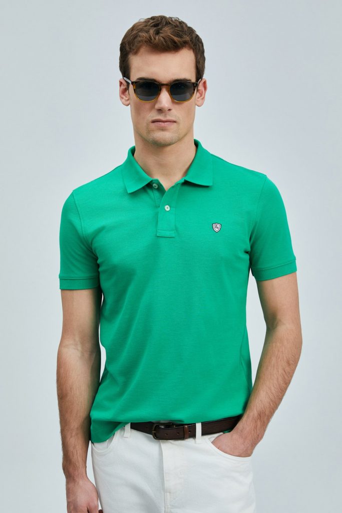 LUFİAN Laon Smart Erkek Polo T-Shirt 111040206 - YEŞİL