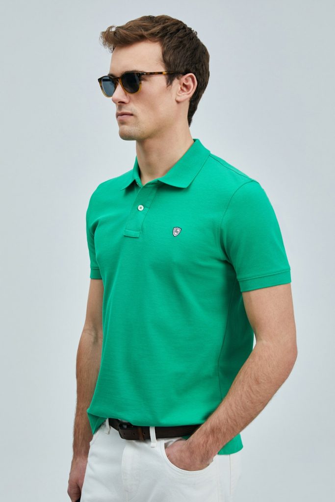 LUFİAN Laon Smart Erkek Polo T-Shirt 111040206 - YEŞİL