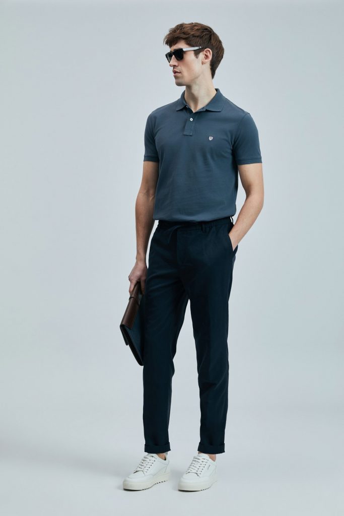 LUFİAN Laon Smart Erkek Polo T-Shirt 111040206 - ANTRASİT