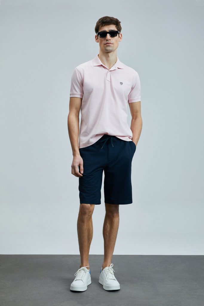 LUFİAN Laon Smart Erkek Polo T-Shirt 111040206 - pembe