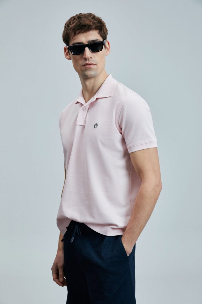 LUFİAN Laon Smart Erkek Polo T-Shirt 111040206 - pembe