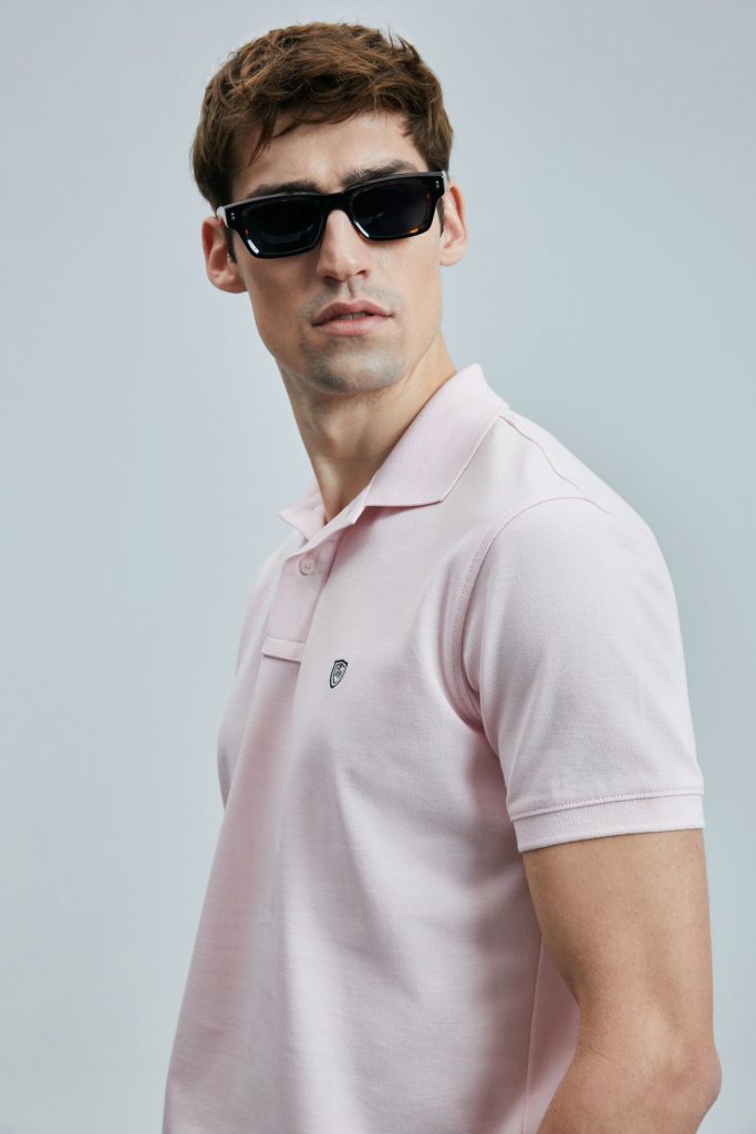 LUFİAN Laon Smart Erkek Polo T-Shirt 111040206 - pembe