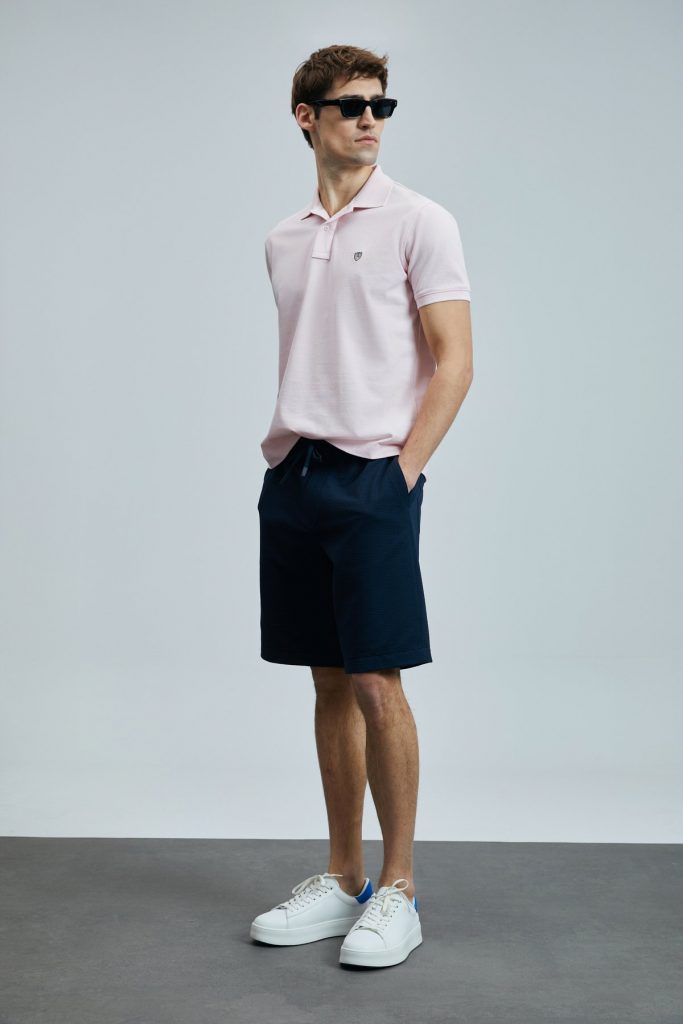 LUFİAN Laon Smart Erkek Polo T-Shirt 111040206 - pembe