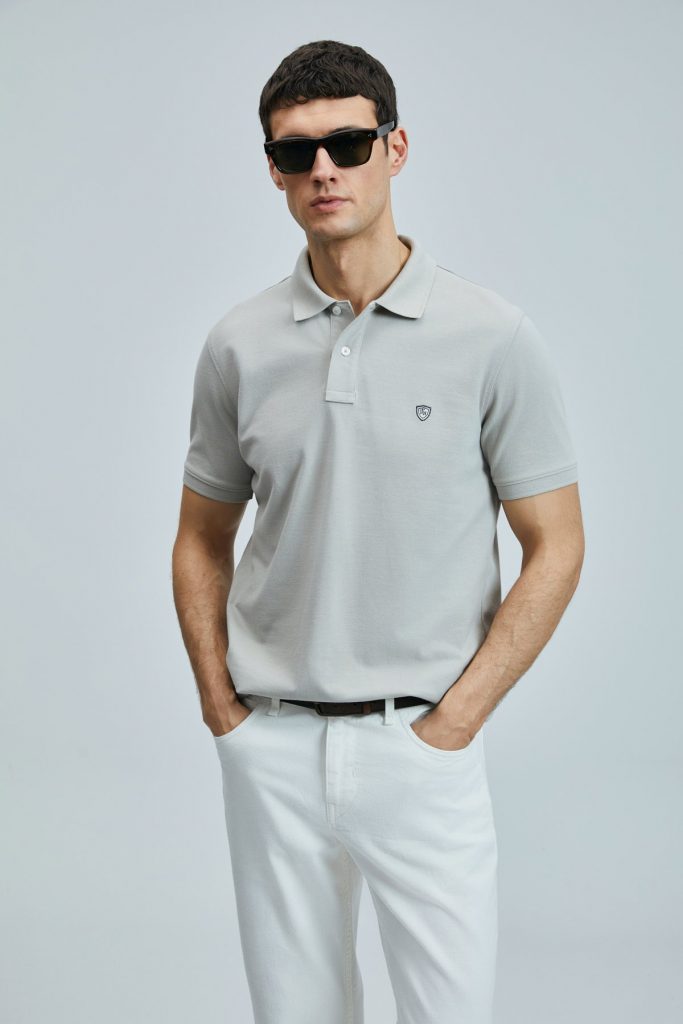 LUFİAN Laon Smart Erkek Polo T-Shirt 111040206 - BEJ