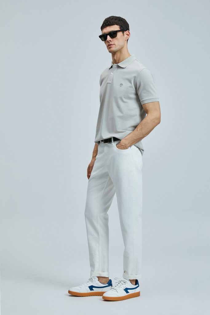 LUFİAN Laon Smart Erkek Polo T-Shirt 111040206 - BEJ